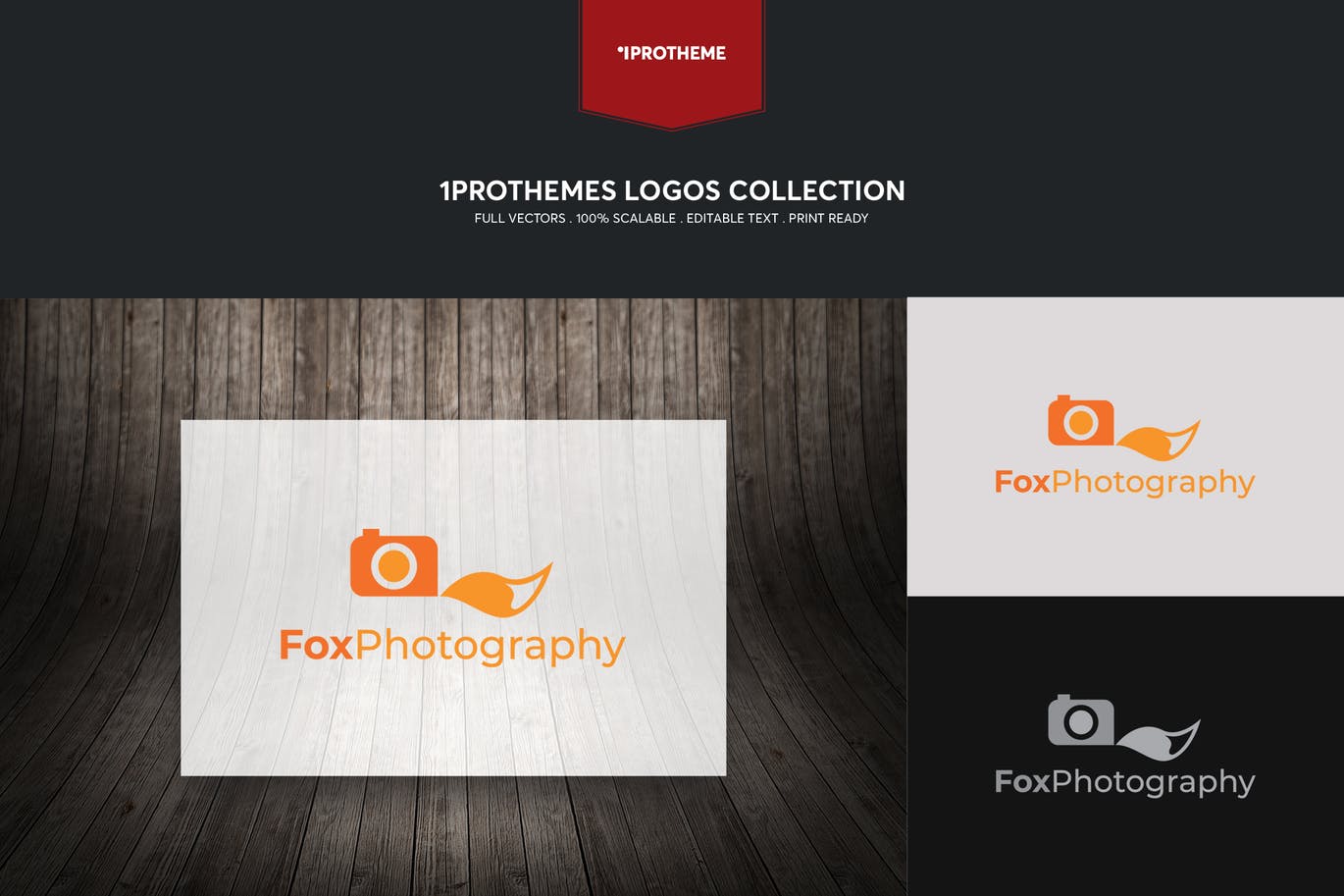 Fox Photograhy Logo Template