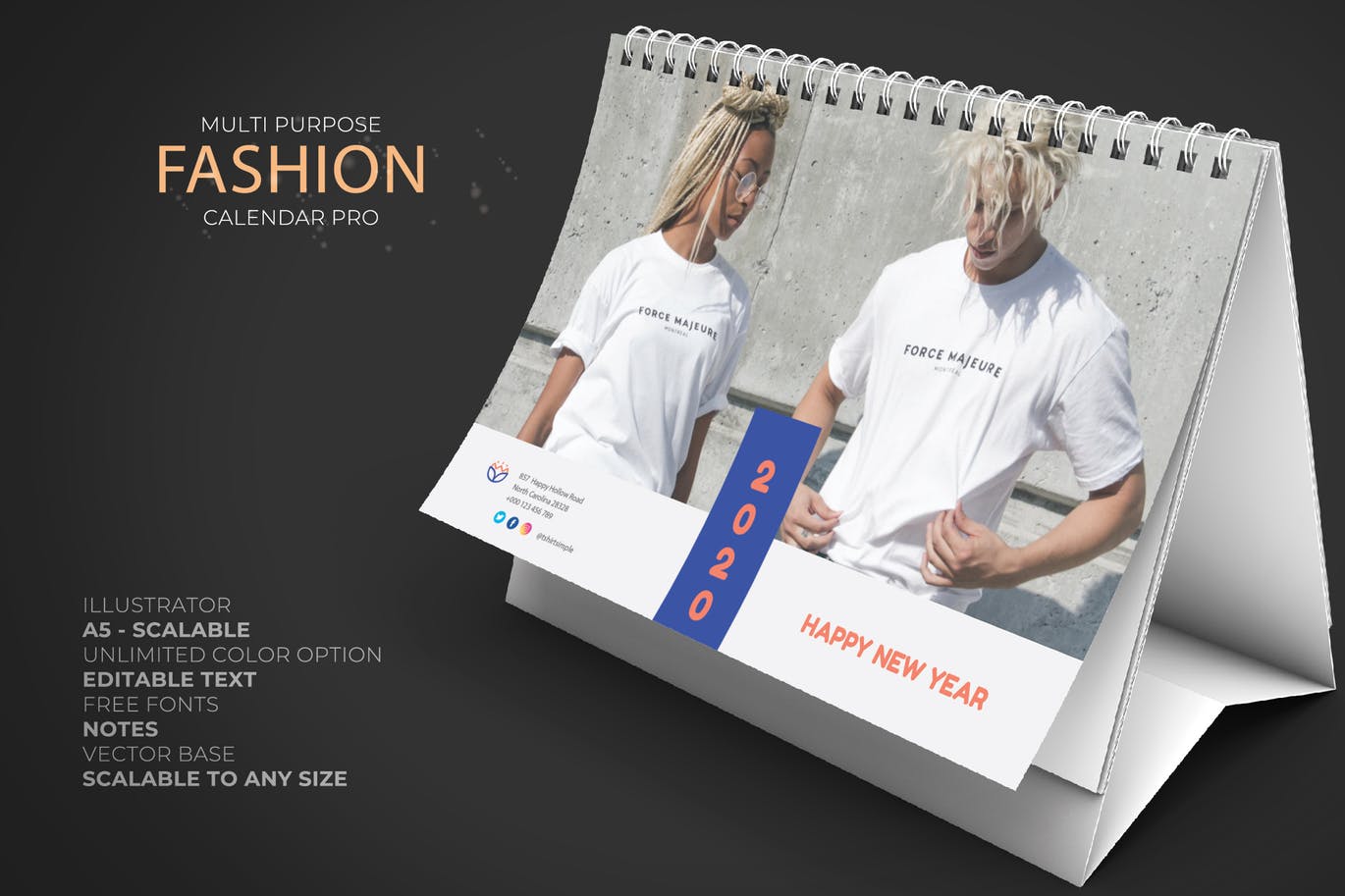 2020 Fashion Calendar Pro