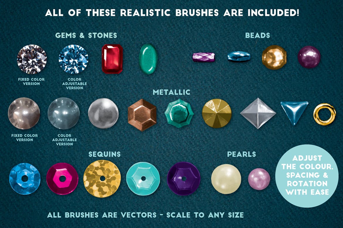All That Glitters - Vector Brushes 4