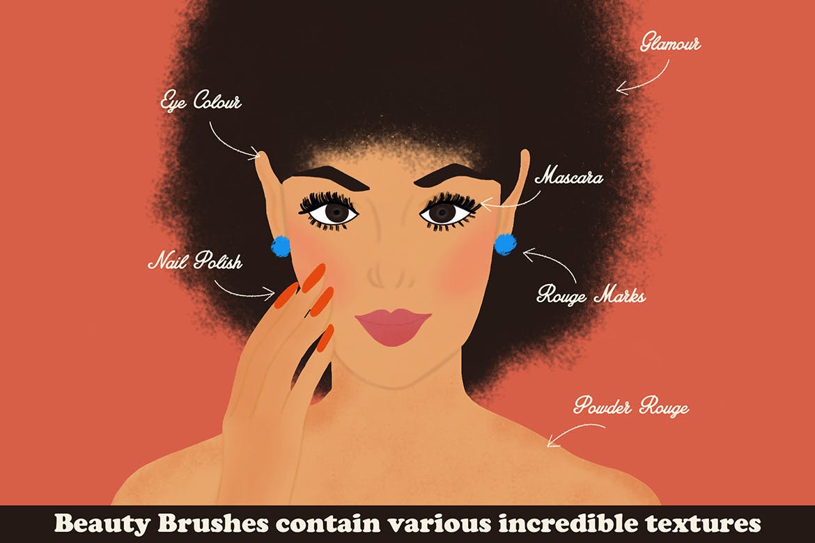 Beauty Brushes for Procreate