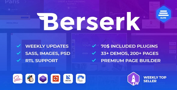 Berserk v1.9.4 - HTML5 Template with Constructor