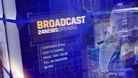 Broadcast 24 News Opening