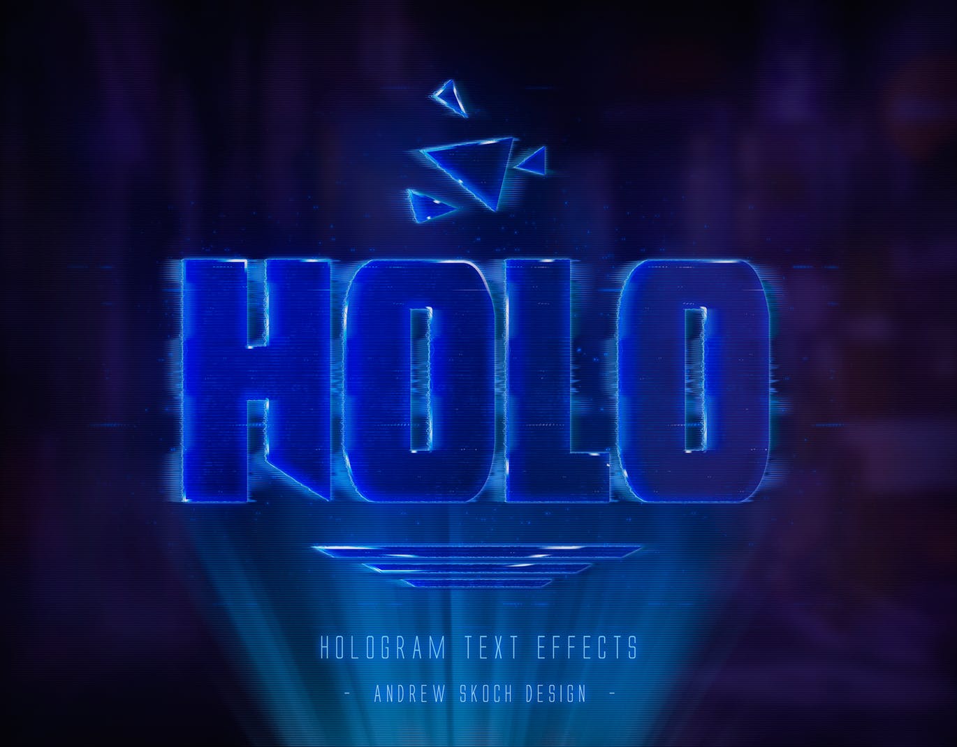 Hologram Text Effects