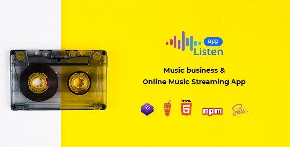 Listen - Online Music Streaming App