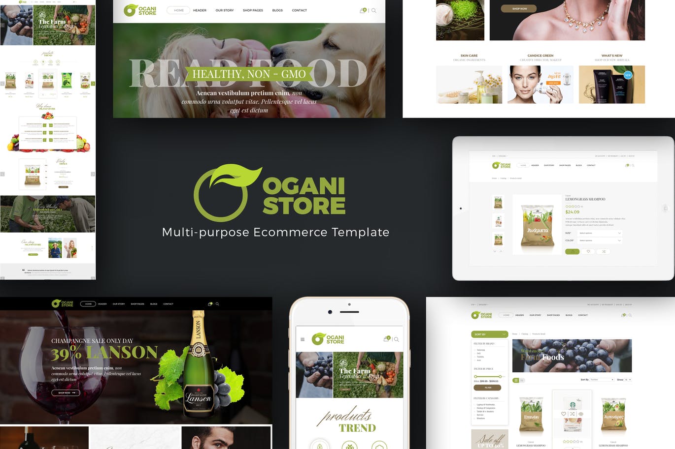 Ogani - Organic, Food, Pet, Alcohol, Cosmetics
