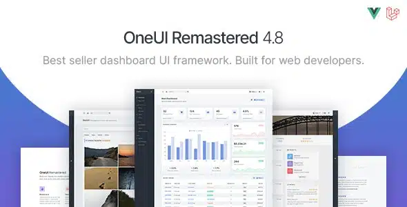 OneUI - Bootstrap 4 Admin Dashboard Template, Vuejs & Laravel 8 Starter Kit