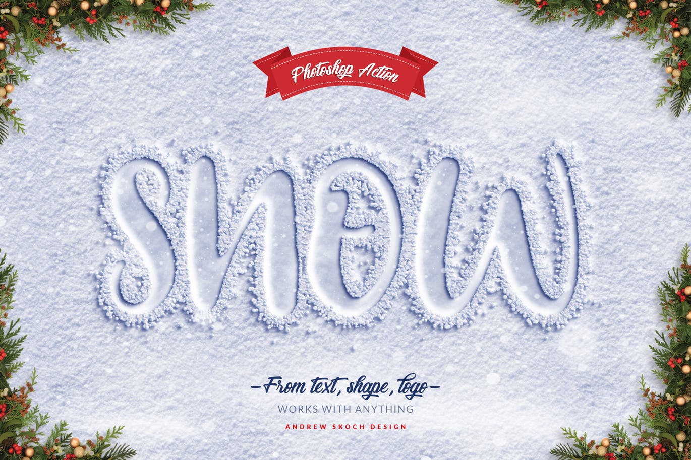 Snow Lettering