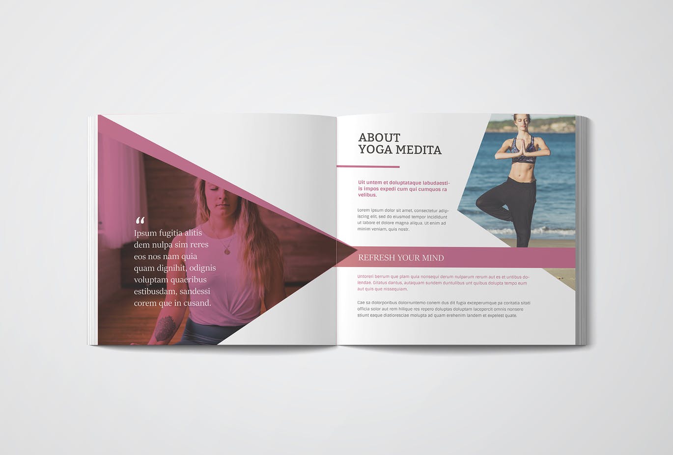Square Yoga Brochure