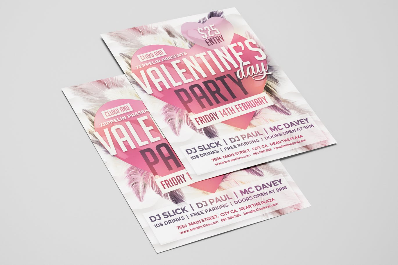 Valentine's Day Flyer Template Vol.2
