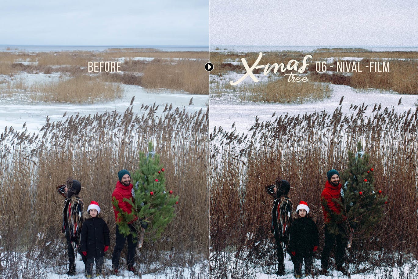 Xmas Tree - Winter Photography Presets 6