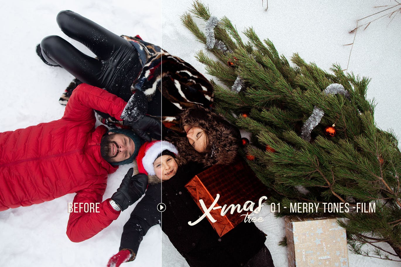Xmas Tree - Winter Photography Presets 7