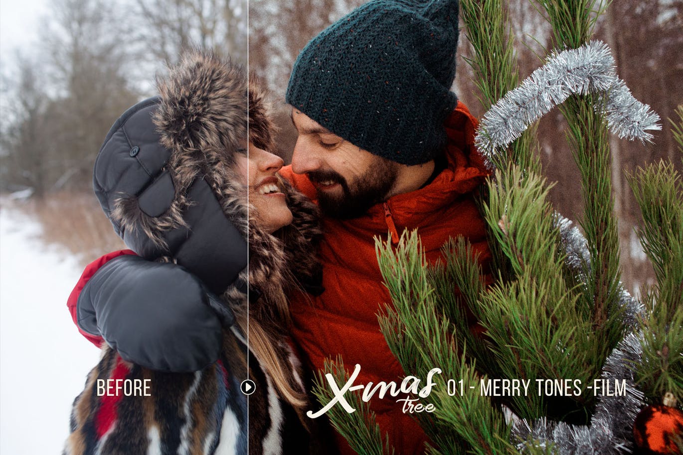 Xmas Tree - Winter Photography Presets 8