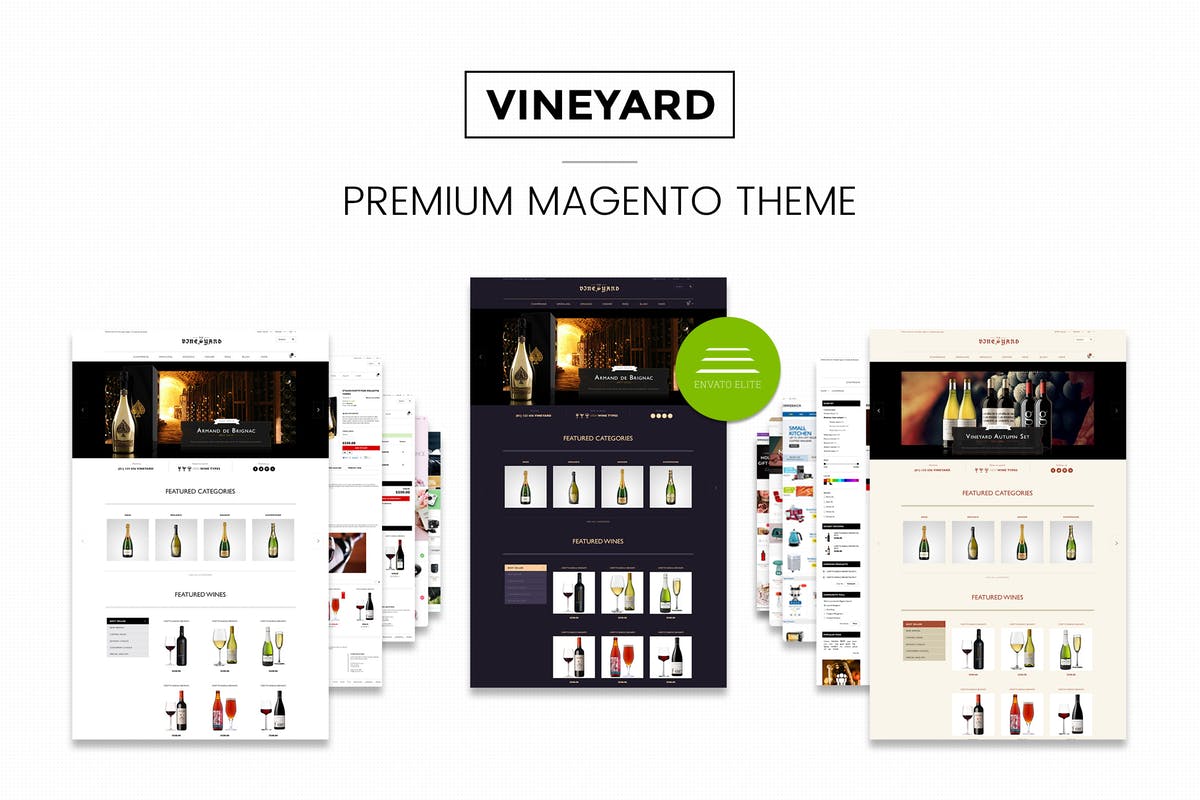 Wine Store Responsive Magento Theme CE 1.9.x