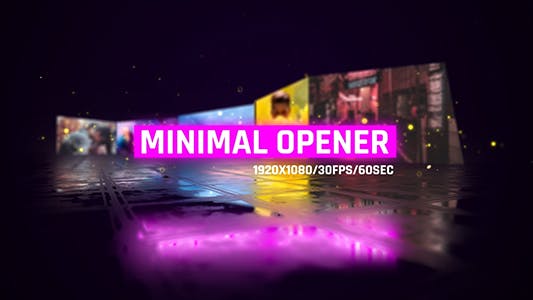 Minimal Openers - Simple Slideshow - Stylish Intro - After Effects