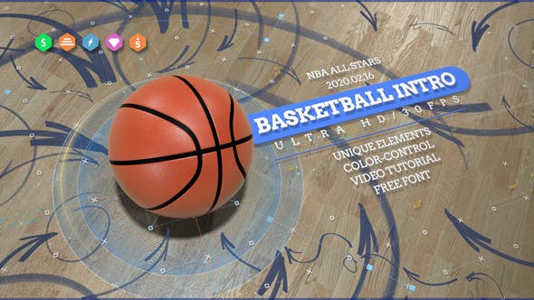 Basketball Opener - Action Sport Promo - After Effects