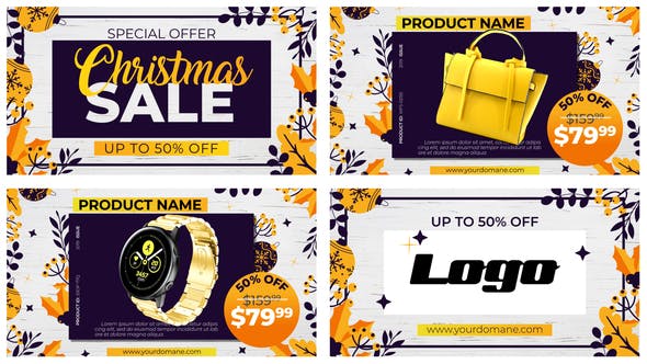 Christmas SALE - Broadcast Packages - After Effects template