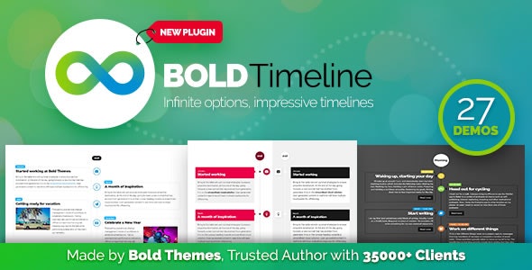 Bold Timeline . - WordPress Timeline Plugin