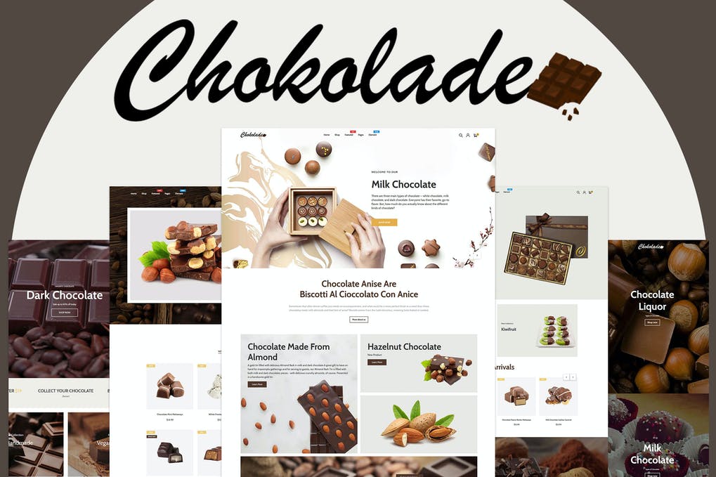 Chokolade Chocolate Sweets & Candy Cake Shopify
