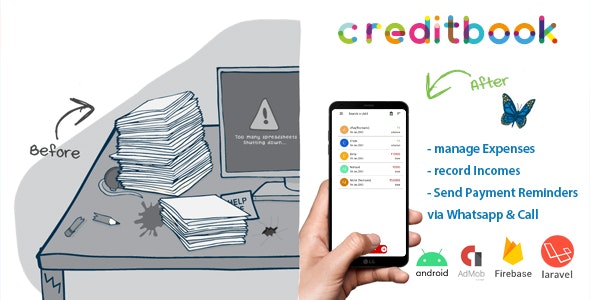 CreditBook - Start Online Credit Android App - Android app