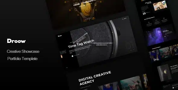 Droow - Creative Showcase Portfolio Template