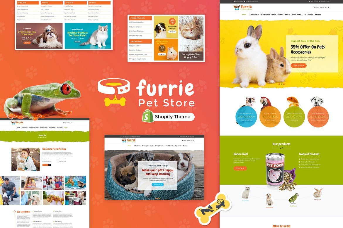Furrie Shopify Pet Store, Animal Care Services