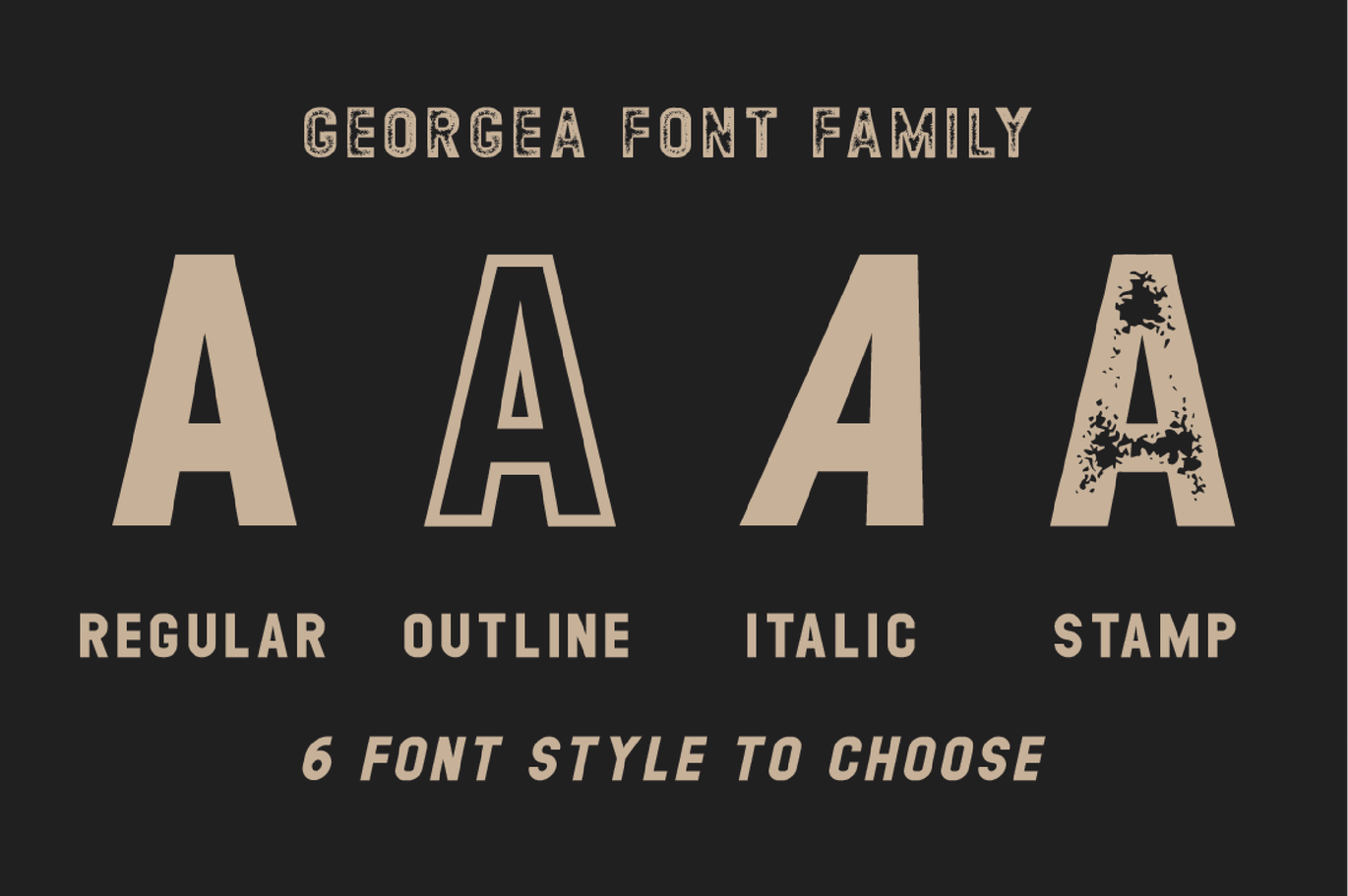 Georgea Vintage Font 1