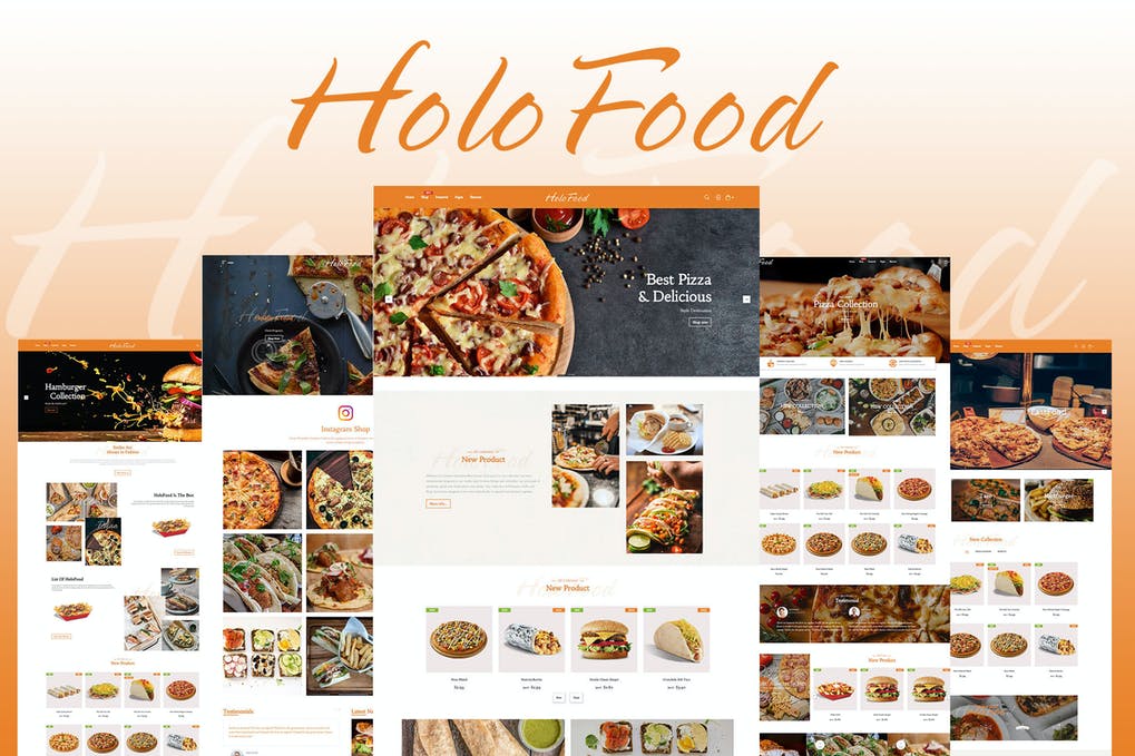 HoloFood - Fast Food & Restaurant Shopify Theme