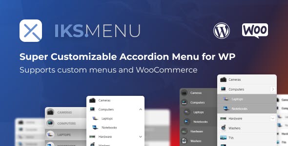 Iks Menu - Super Customizable Accordion Menu for WordPress