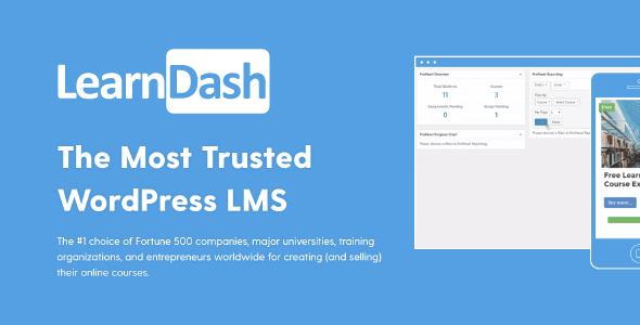 LearnDash LMS WordPress Plugin + All Addons 2020 - (LMS) for WordPress