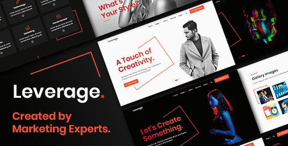 Leverage - Creative Agency, Corporate and Portfolio Multipurpose Template