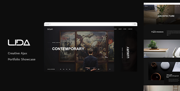Lida - Ajax Portfolio Showcase HTML Template