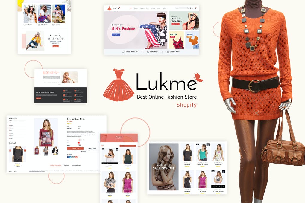 Lukme Sectioned Fashion Shopify Theme