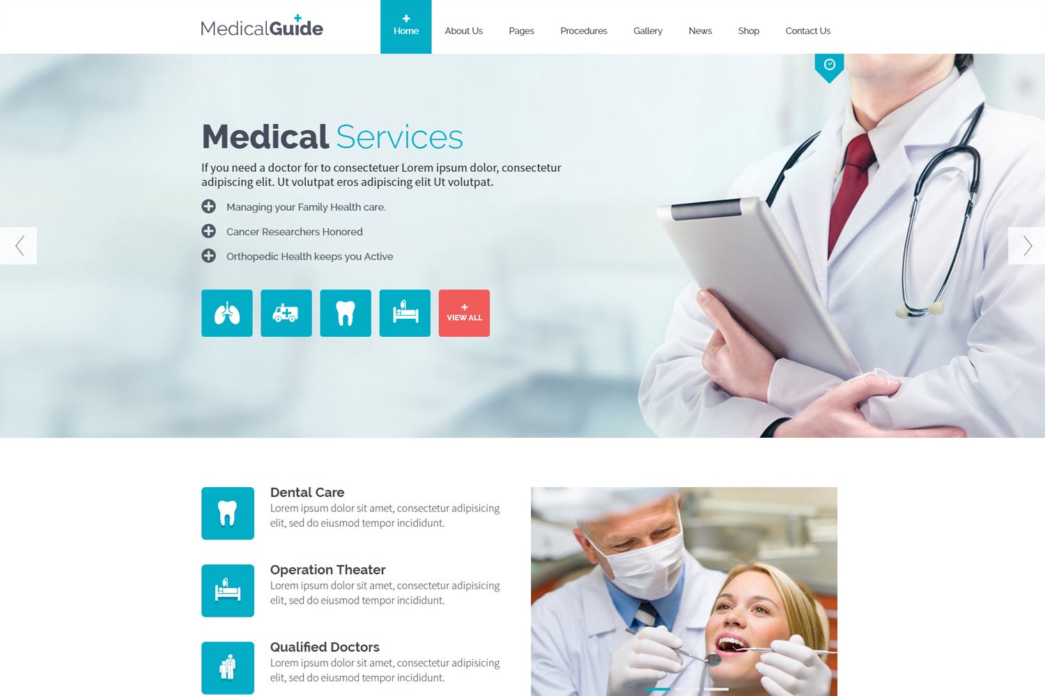 MedicalGuide - Health and Medical Drupal Theme