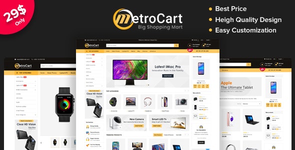 Metrocart - Electronics Mega Store Prestashop Theme