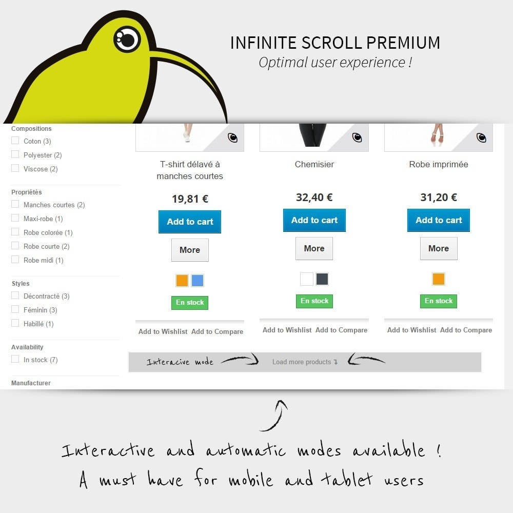 Module Infinite Scroll Premium