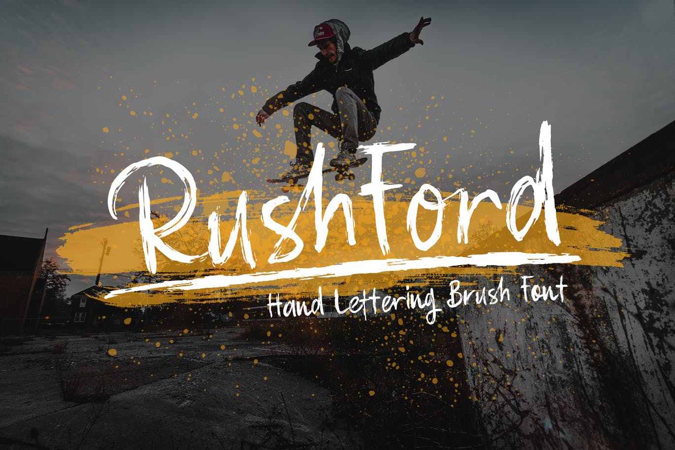 RushFord - Brush Lettering Font