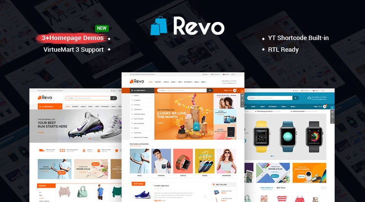 SJ Revo - premium online store template for Joomla