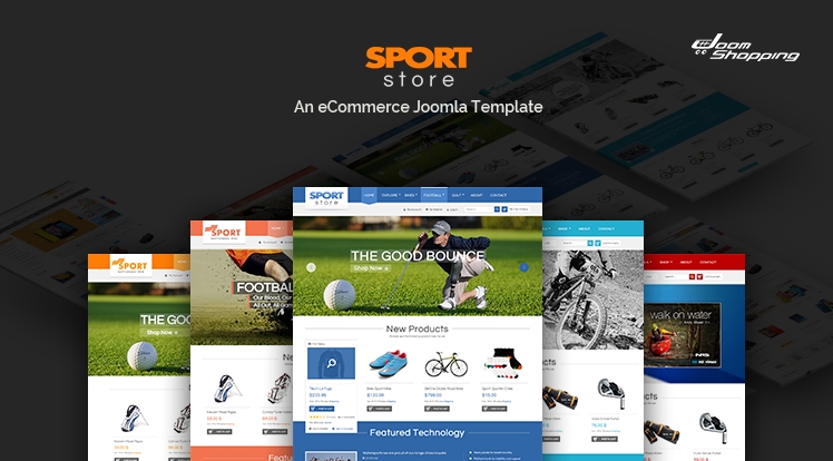 SJ Sport Store - Responsive Joomla Sport Store Template
