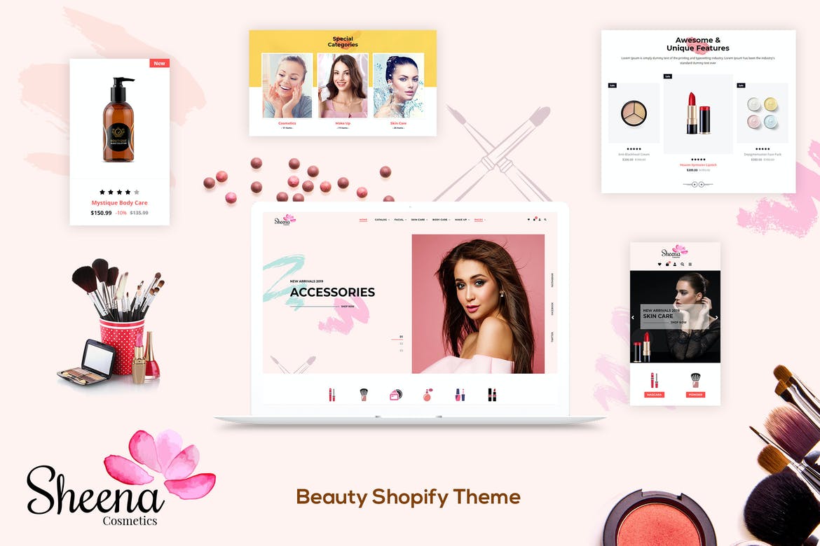 Sheena - Cosmetics Shopify Theme