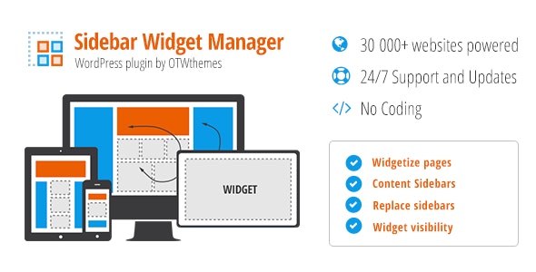 Sidebar Widget Manager