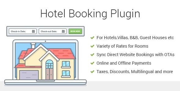 The WordPress Hotel Booking Plugin plugin from MotoPress