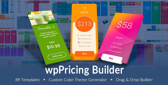 WP Pricing Table Builder - WordPress Pricing Tables