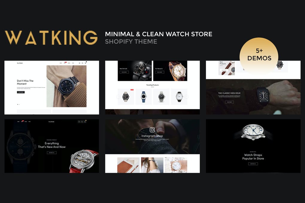Watking – Minimal & Clean Watch Shopify Theme