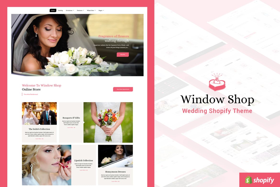 Window Shop - Wedding Shopify Store