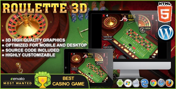 3D Roulette - HTML5 Casino Game