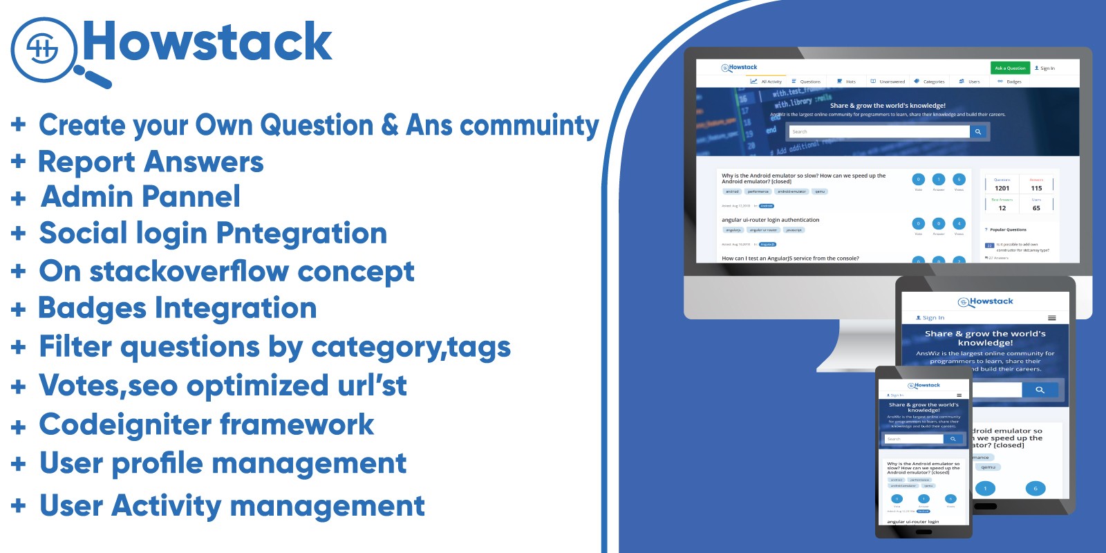 HowStack - Questions And Answers Plateform