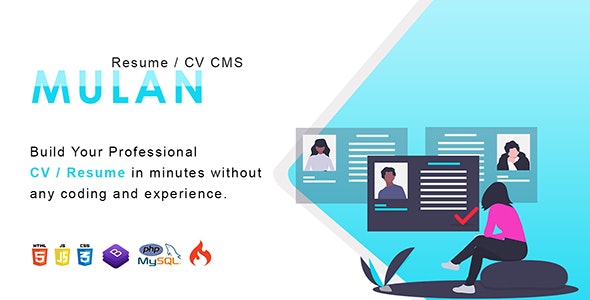 Mulan - CMS Business Card Site