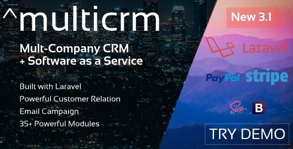 Multicrm - Multipurpose Powerful Open Source CRM. Customer Relation , Email Campaign
