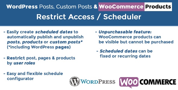WC Products Restrict Access