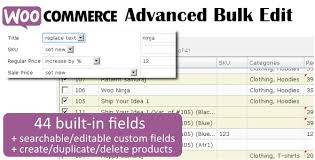 WooCommerce Advanced Bulk Edit - Bulk Editing WooCommerce Products